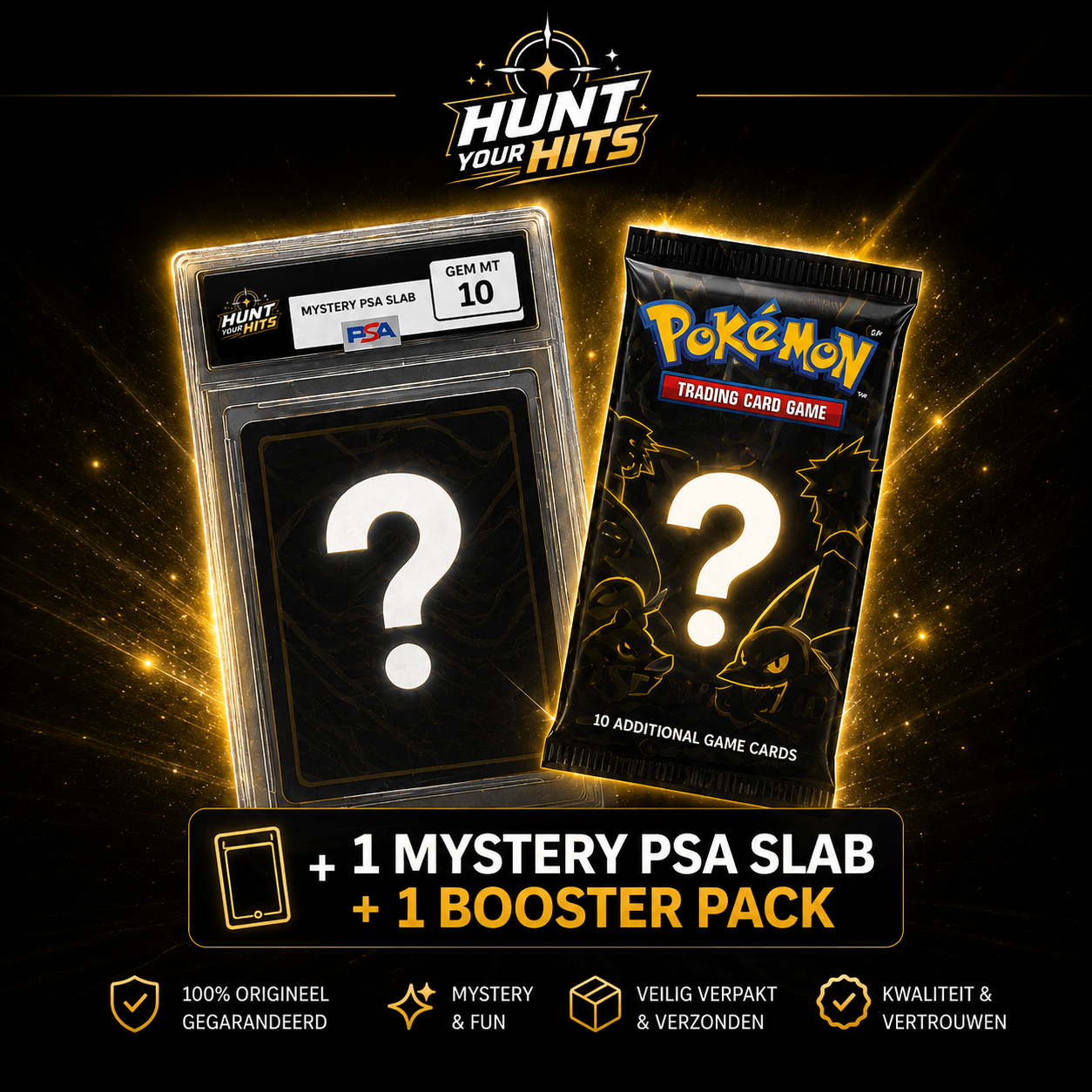 Mystery PSA Card + Boosterpack