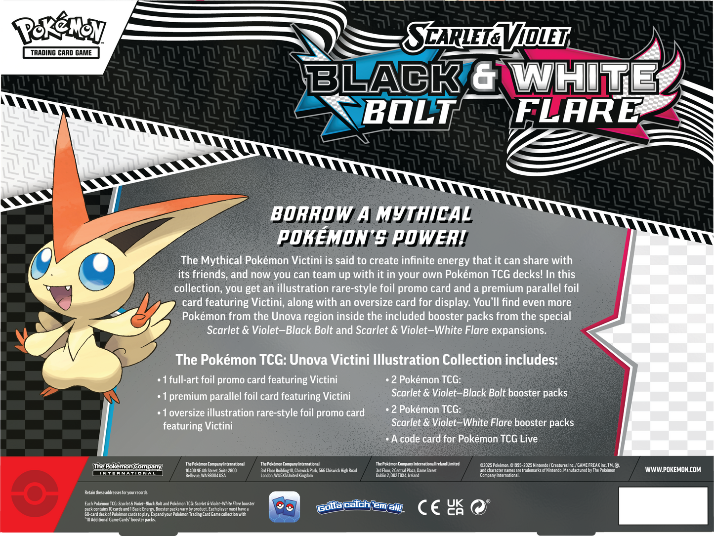 Black Bolt & White Flare - Illustration Collection - Victini